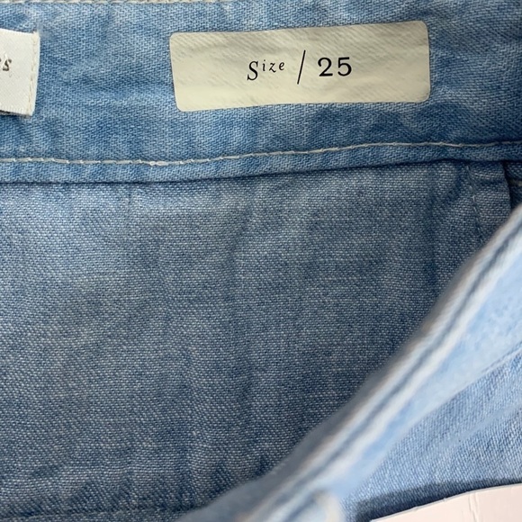 NWT Anthropologie Pilcro Mena Chambray Culottes - Picture 8 of 9
